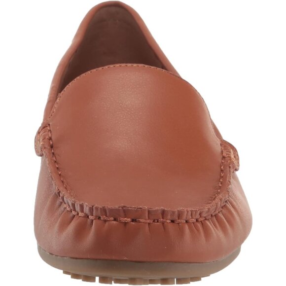 Aerosoles Womens Brown Tan Closed Rounded Toe Over Drive Flats Loafer Shoes - Picture 2 of 8